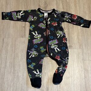 Bonds Black Buzz Lightyear Kids One Piece